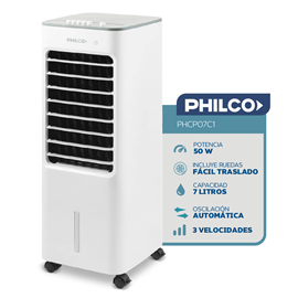 Climatizador Portatil Philco de aire frío 50w PHCP07C1P Outlet